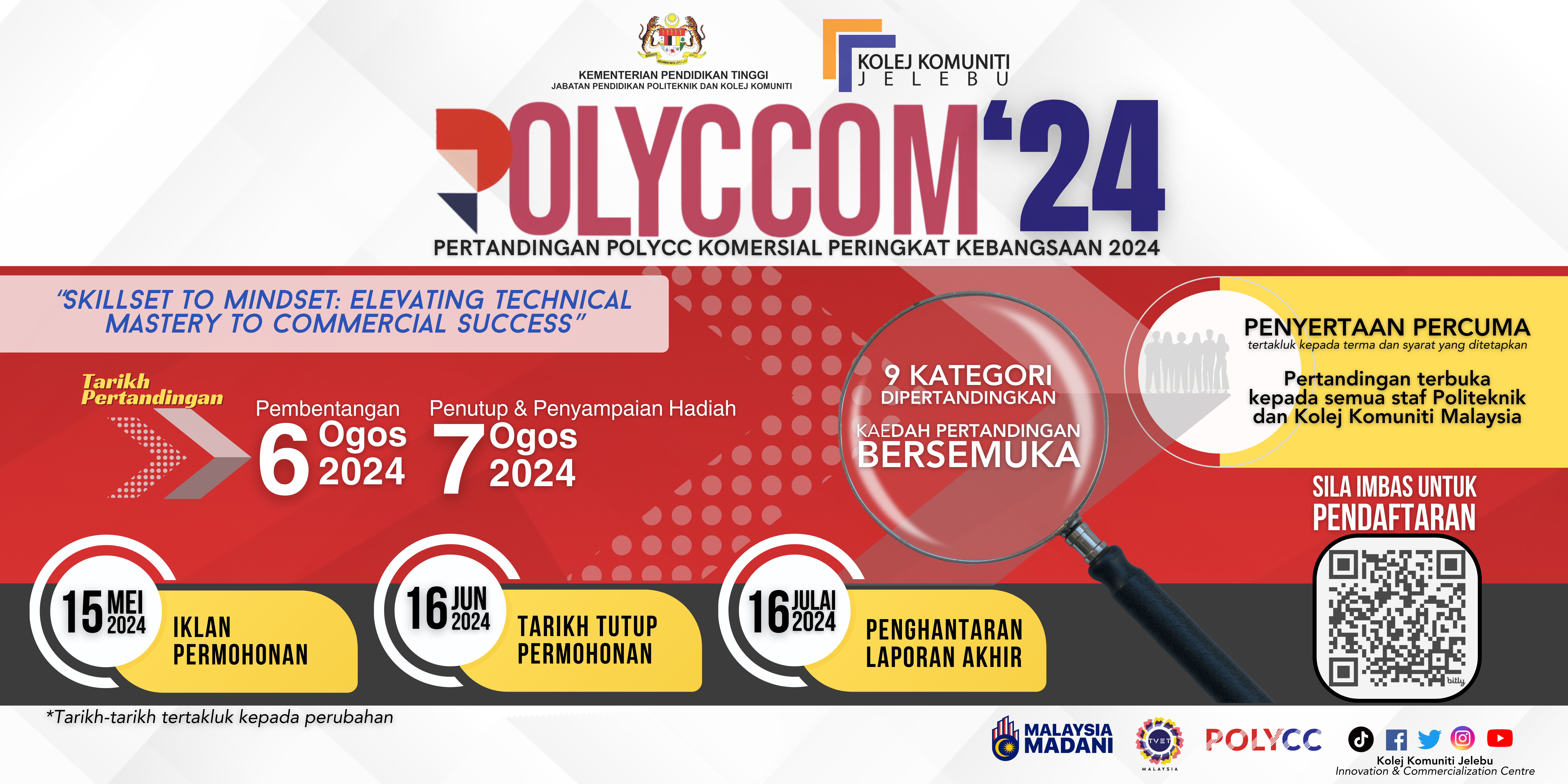 Pertandingan PolyCC Komersial Peringkat Kebangsaan 2024 (POLYCCOM 2024)